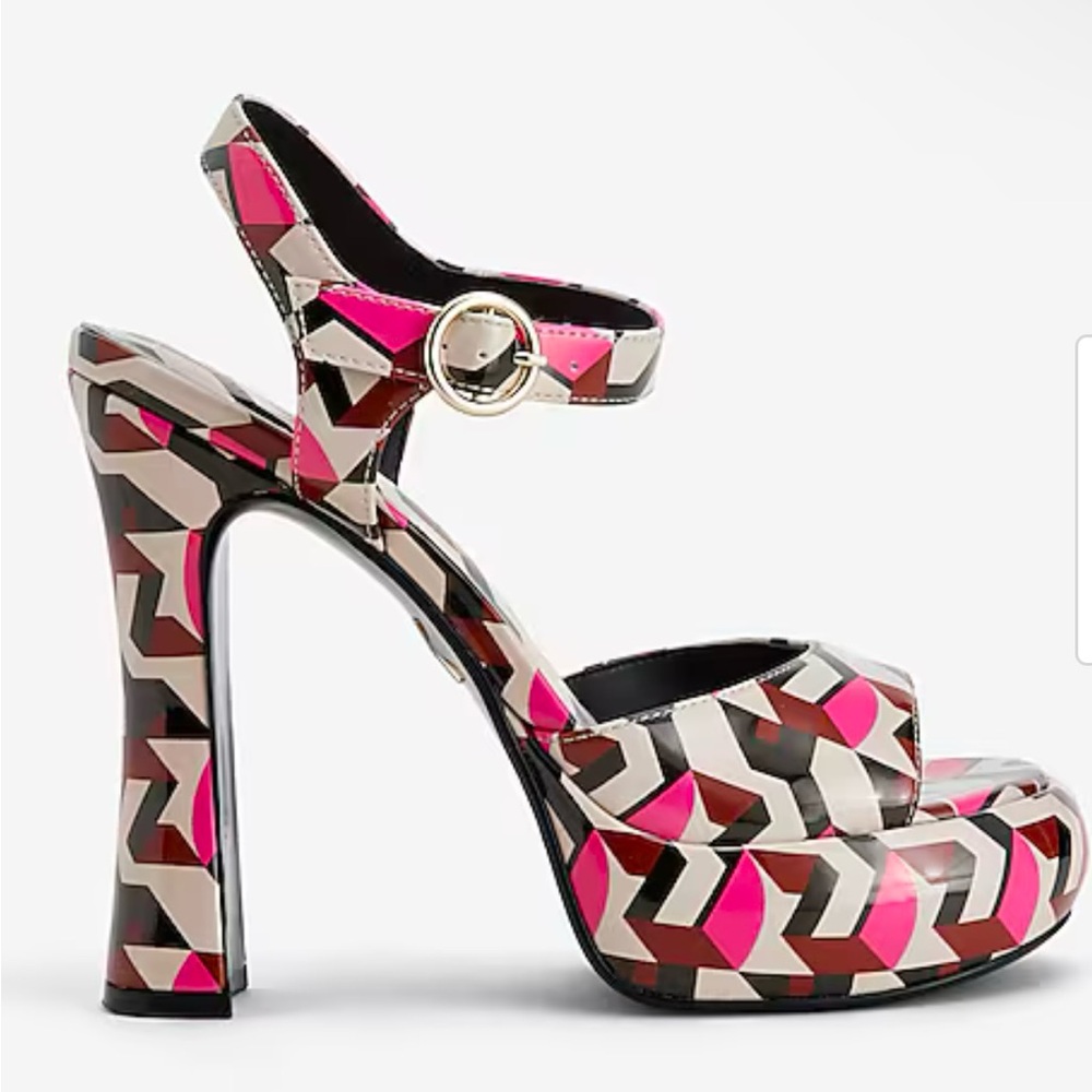 Brian Atwood x Express Geo
Platform Heeled Sandals - Picture 5 of 13